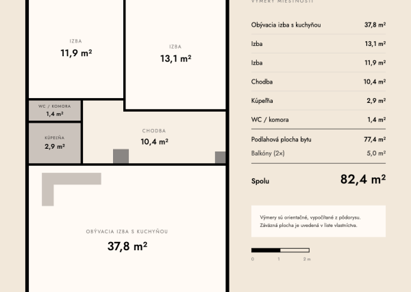 Staré Mesto, kde počuť len stromy – 3i byt, 85 m², 2 balkóny, Tabaková